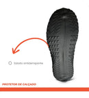Capa Tenis Impermeável Silicone Tênis Chuva Motoboy Preto