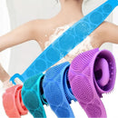 Faixa Escova De Silicone Para Banho