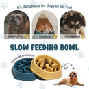 Tigela de comida anti-asfixia para cães, Alimentadores lentos para cães, Alimentador para animais de estimação dieta saudável