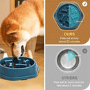 Tigela de comida anti-asfixia para cães, Alimentadores lentos para cães, Alimentador para animais de estimação dieta saudável