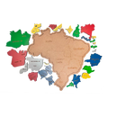 Mapa do Brasil Quebra-Cabeça Educativo